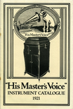His Master's Voice Instrument Catalogue 1921