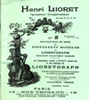 Henri Lioret, Lioretgraph Catalogue