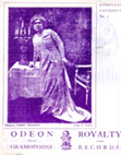 Odeon Royalty Gramophone Record Catalogue No.3