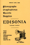 Edisonia London 1898 Price List