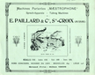 E Paillard & Co St Croix Catalogue
